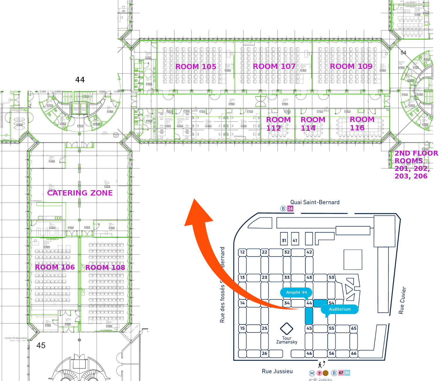POPL 2017 campus map